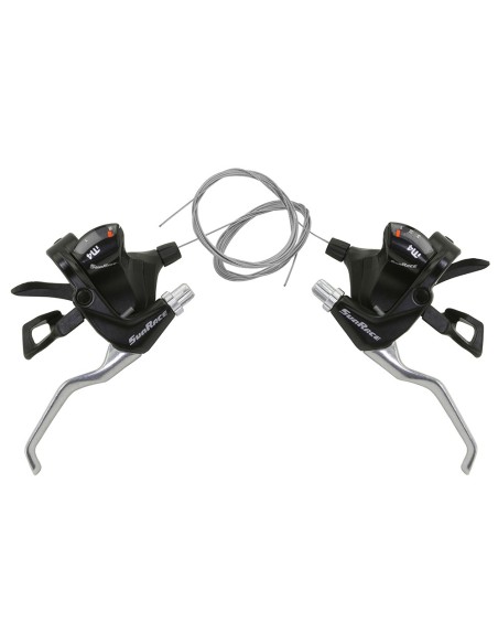 V Brake Trigger Shifter R&L 3x8 Speed STM-406 Black Sun Race.